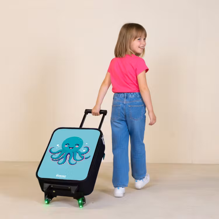 Children's suitcase - Octopus - Water - Blue — 2