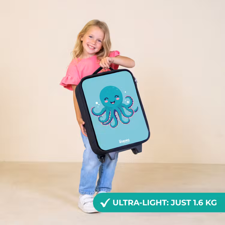 Children's suitcase - Octopus - Water - Blue — 5