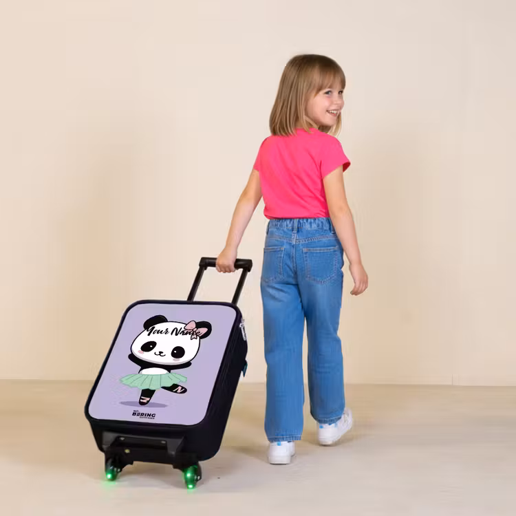 Children's suitcase - Kawai - Ballet - Panda — 2