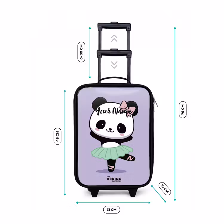 Children's suitcase - Kawai - Ballet - Panda — 3