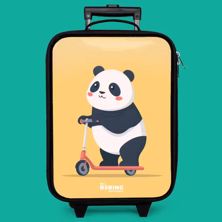 Children's suitcase - Panda - Step - Yellow — 4