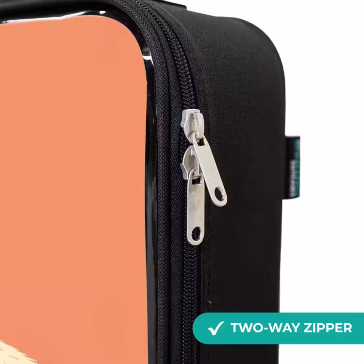 Children's suitcase - Panda - Sleeping - Orange — 6