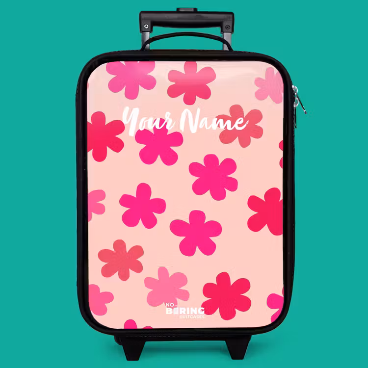 Children's suitcase - Pink flowers — 4