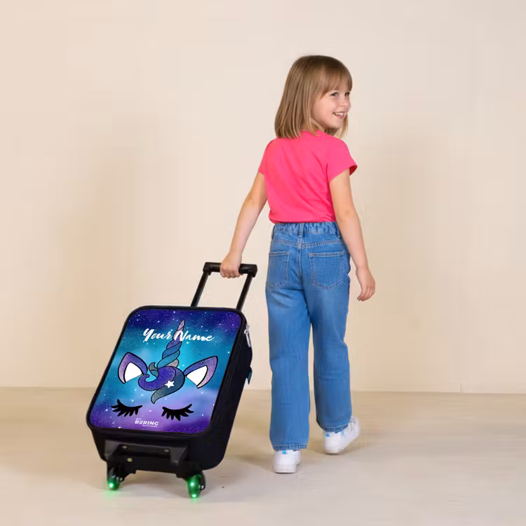 Children's suitcase - Purple unicorn — 2