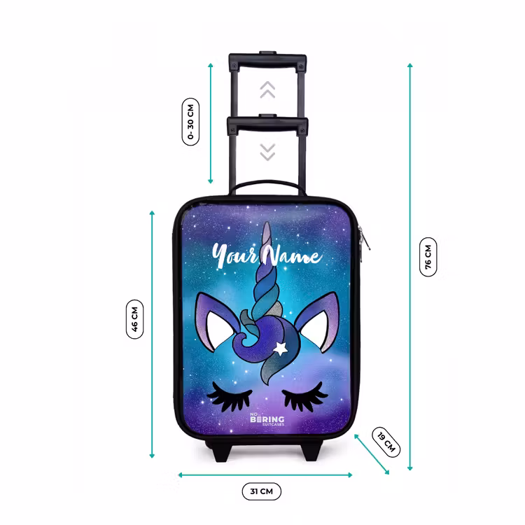 Children's suitcase - Purple unicorn — 3