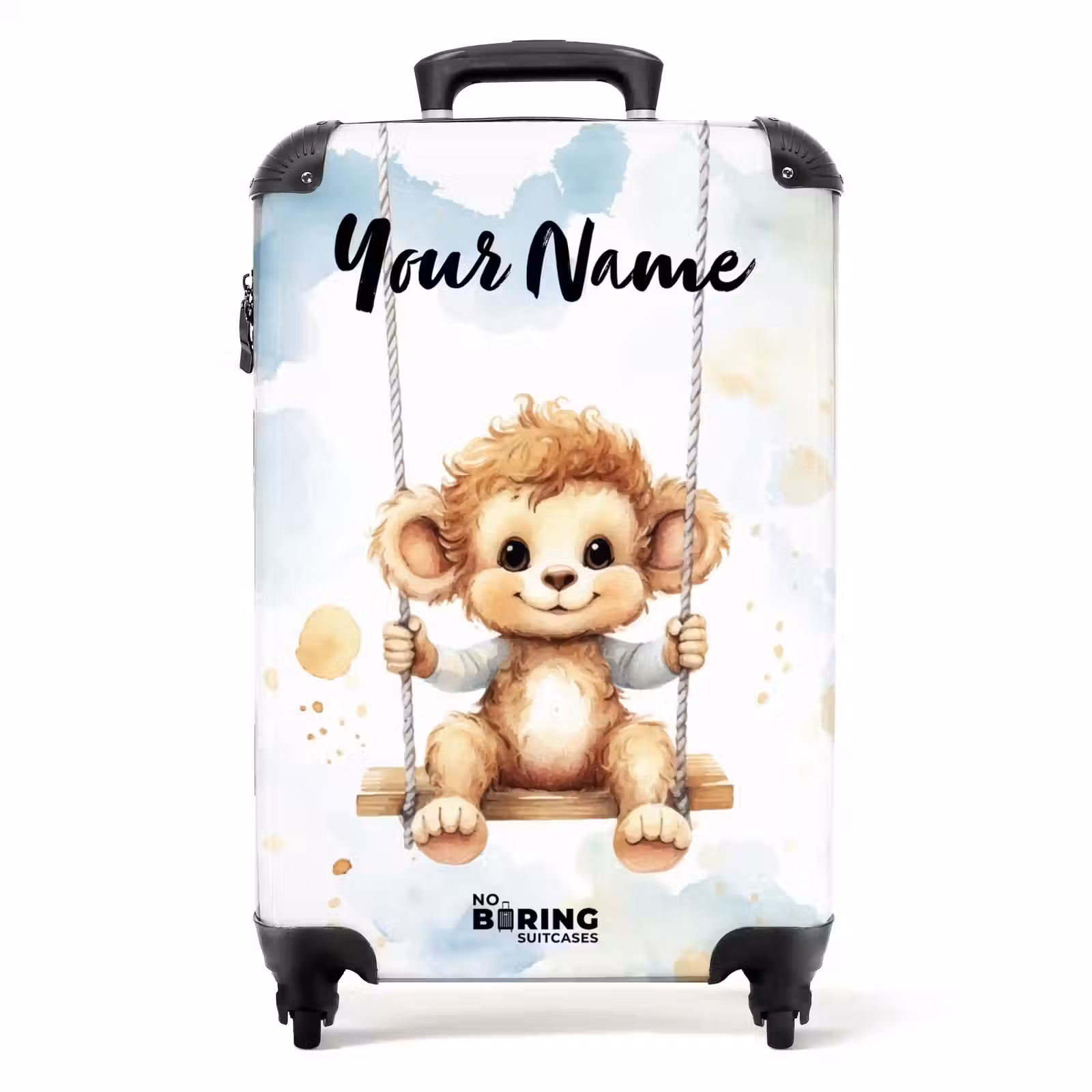 Suitcase with name - Axel monkey — 1