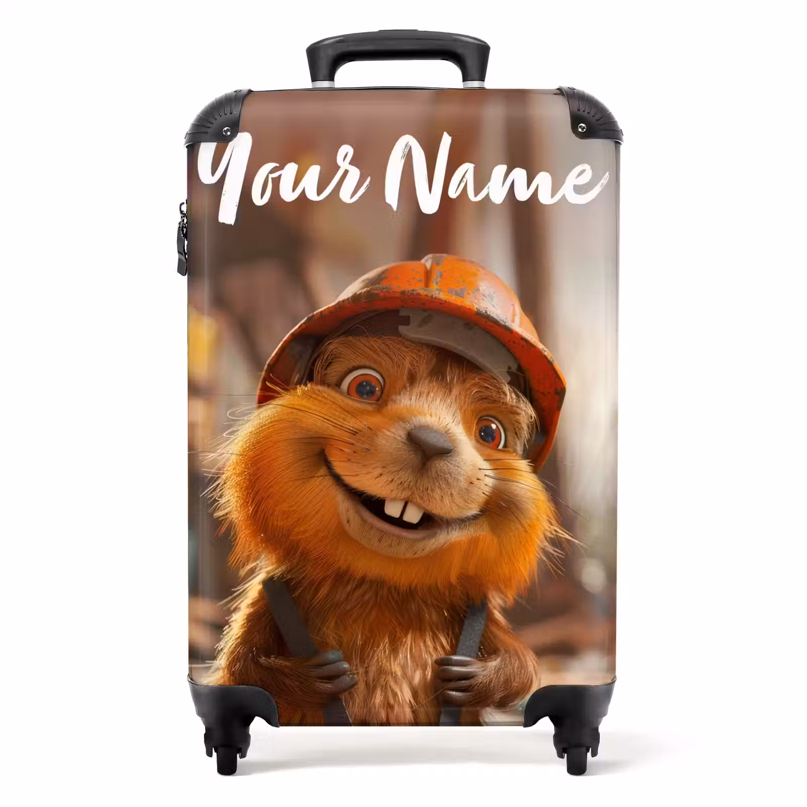 Suitcase with name - Bertus Construction Beaver — 1