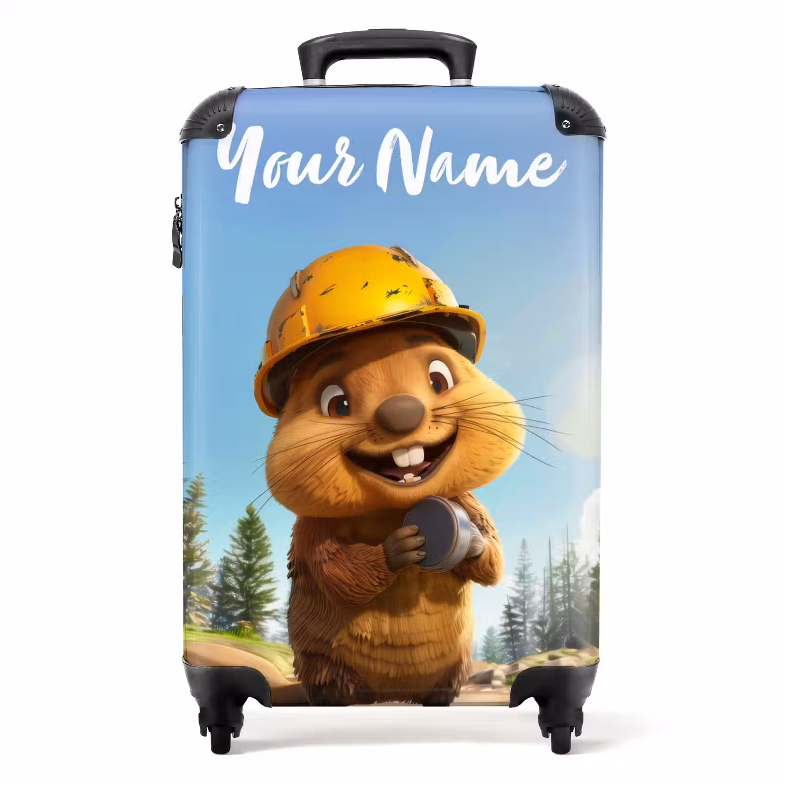 Suitcase with name - Billy Construction Helmet — 1