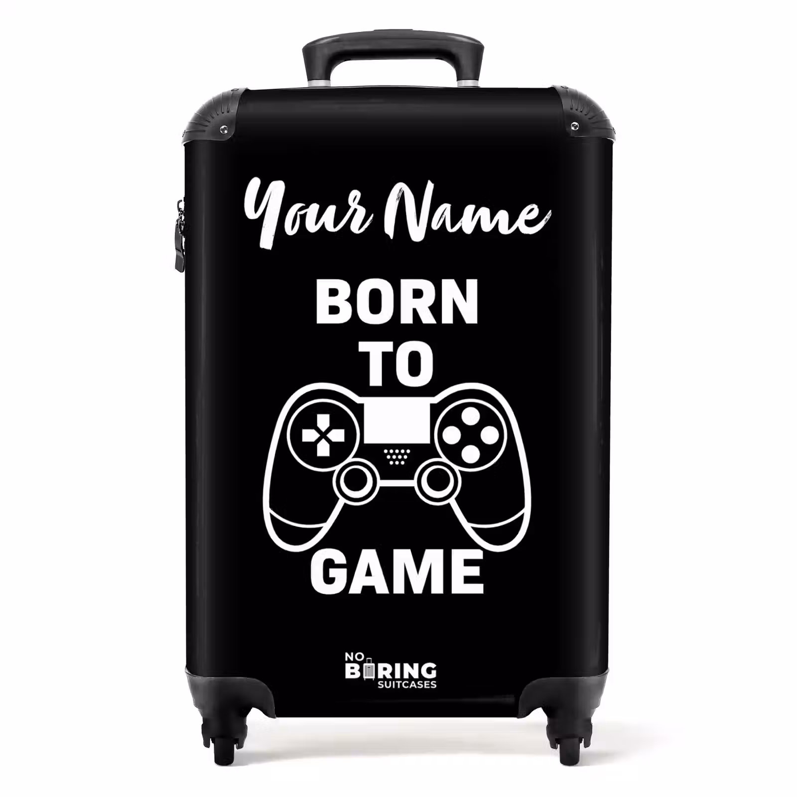 Suitcase with name - Born to Game — 1