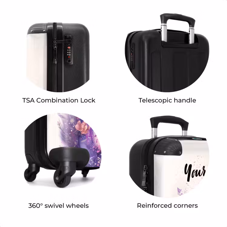 Suitcase with name - Pearl-like Pony — 8