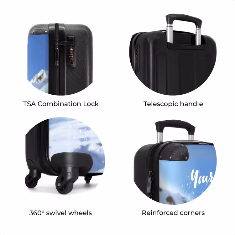 Suitcase with name - Pelé-guin — 8