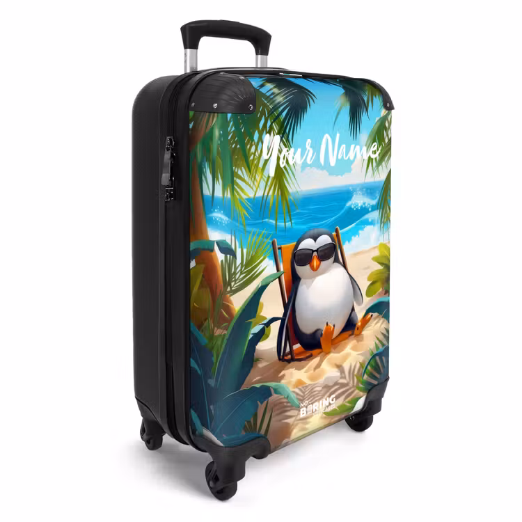 Suitcase with name - Pingo de Janeiro — 2