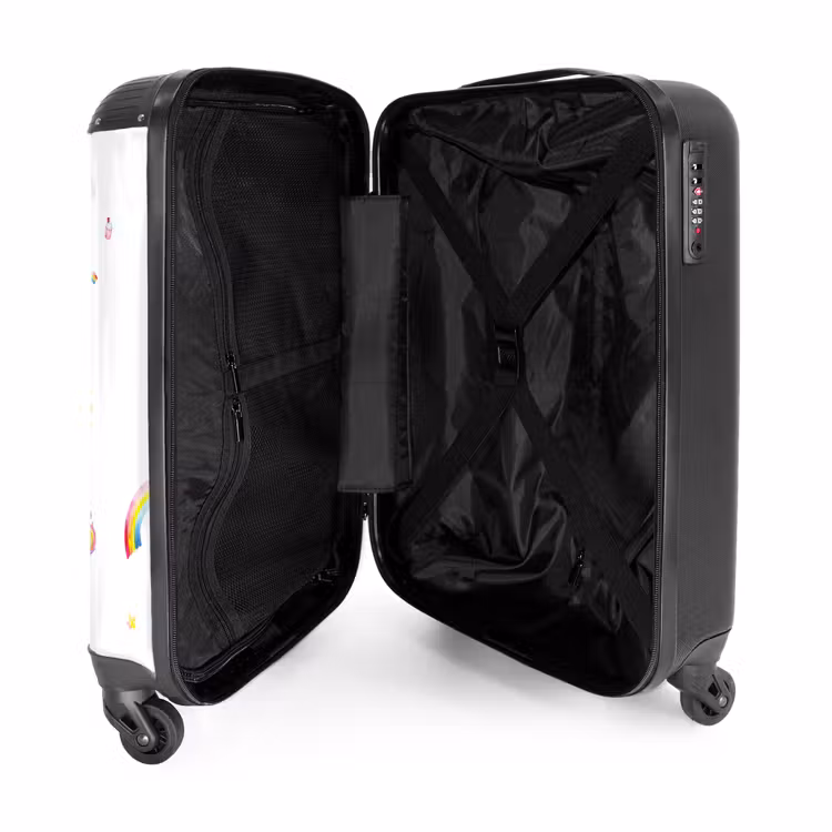 Suitcase with name - Airy unicorns — 5