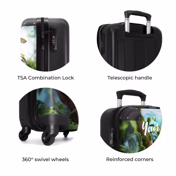 Suitcase with name - Alex monkey — 8