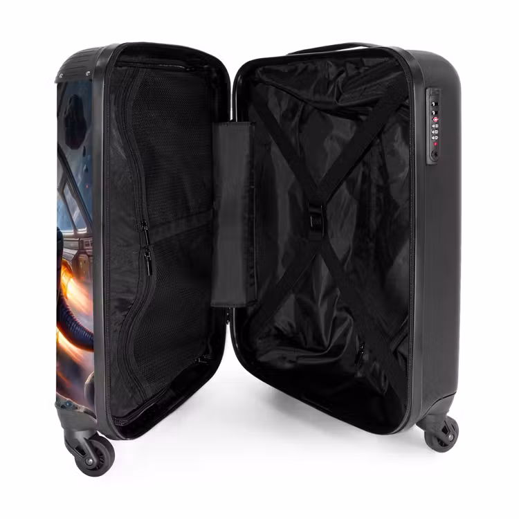 Suitcase with name - Astrodino — 5