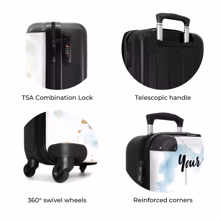Suitcase with name - Axel monkey — 8