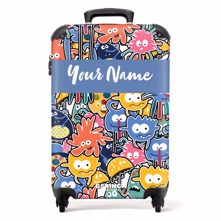 Suitcase with name - Beasts with Big Eyes — 1
