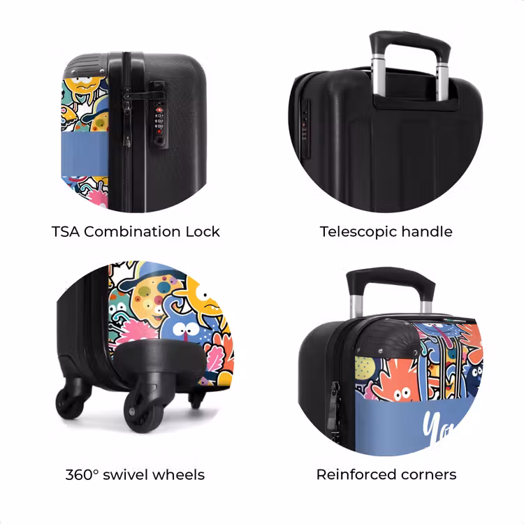 Suitcase with name - Beasts with Big Eyes — 8