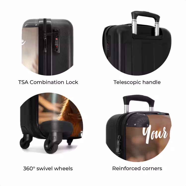 Suitcase with name - Bertus Construction Beaver — 8
