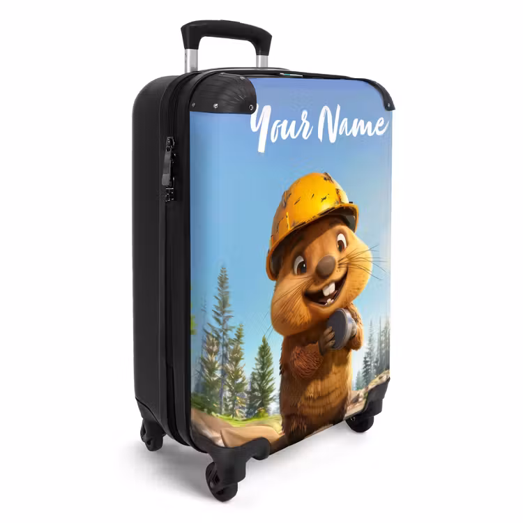 Suitcase with name - Billy Construction Helmet — 2
