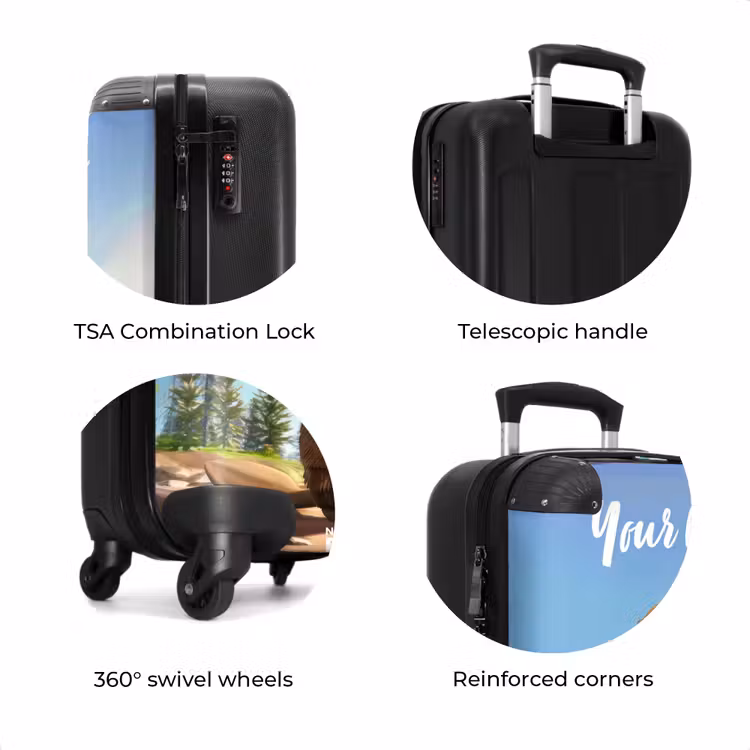 Suitcase with name - Billy Construction Helmet — 8