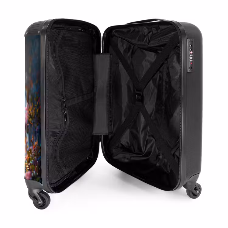 Suitcase with name - Bo flower antlers — 5