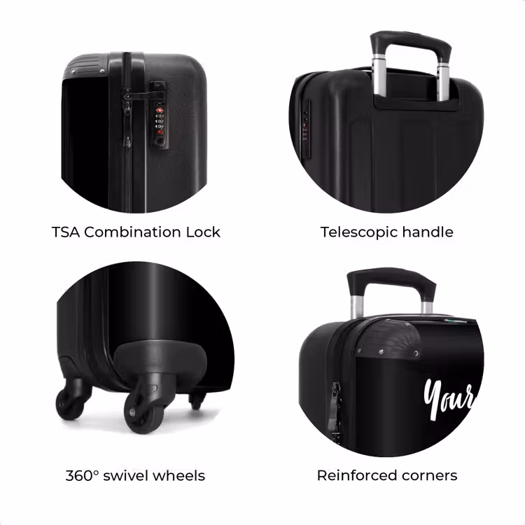Suitcase with name - Born to Game — 8
