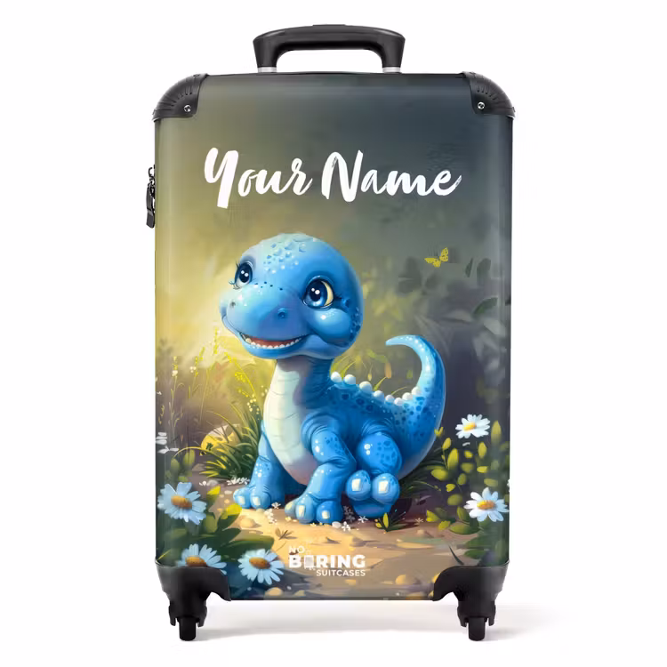 Suitcase with name - Branco Brontosaurus — 1