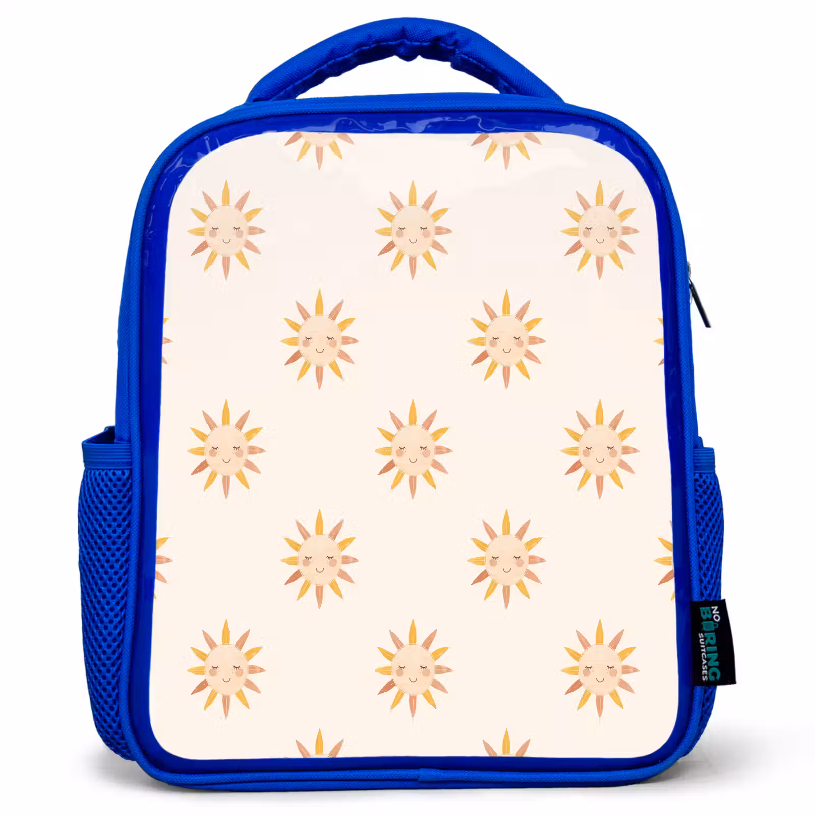 Kids backpack - Blue - Cheerful - Sun - Blush - Boho — 1