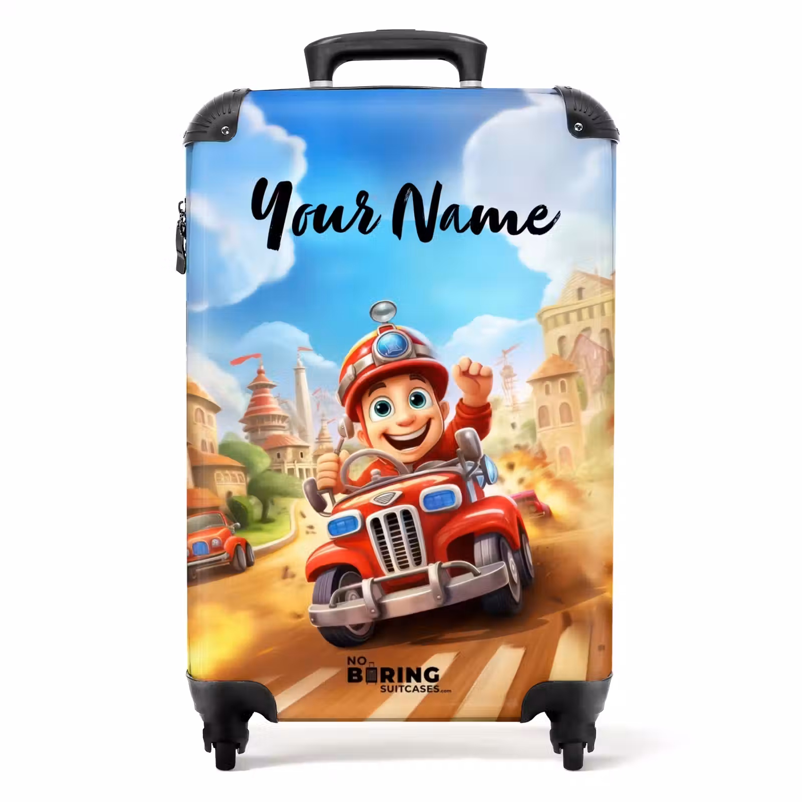 Suitcase with name - Berend fireman — 1