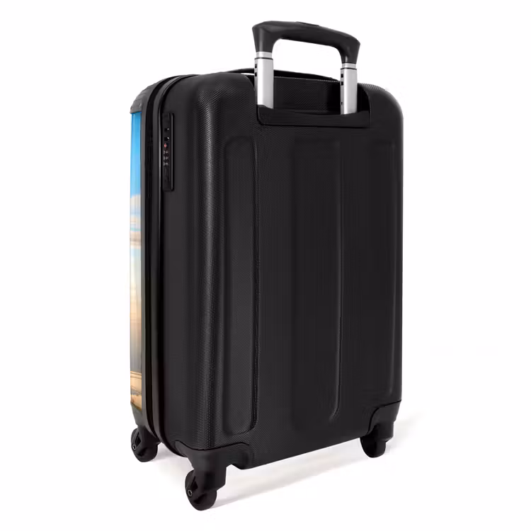 Suitcase with name - Air pilot lion — 4