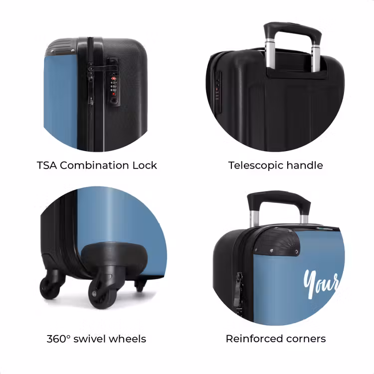 Suitcase with name - Arrow police car — 8