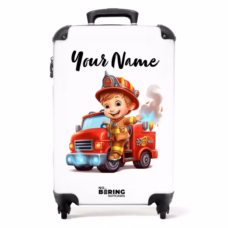 Suitcase with name - Bauke fire department — 1