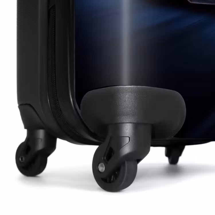 Suitcase with name - Blue blitz — 7