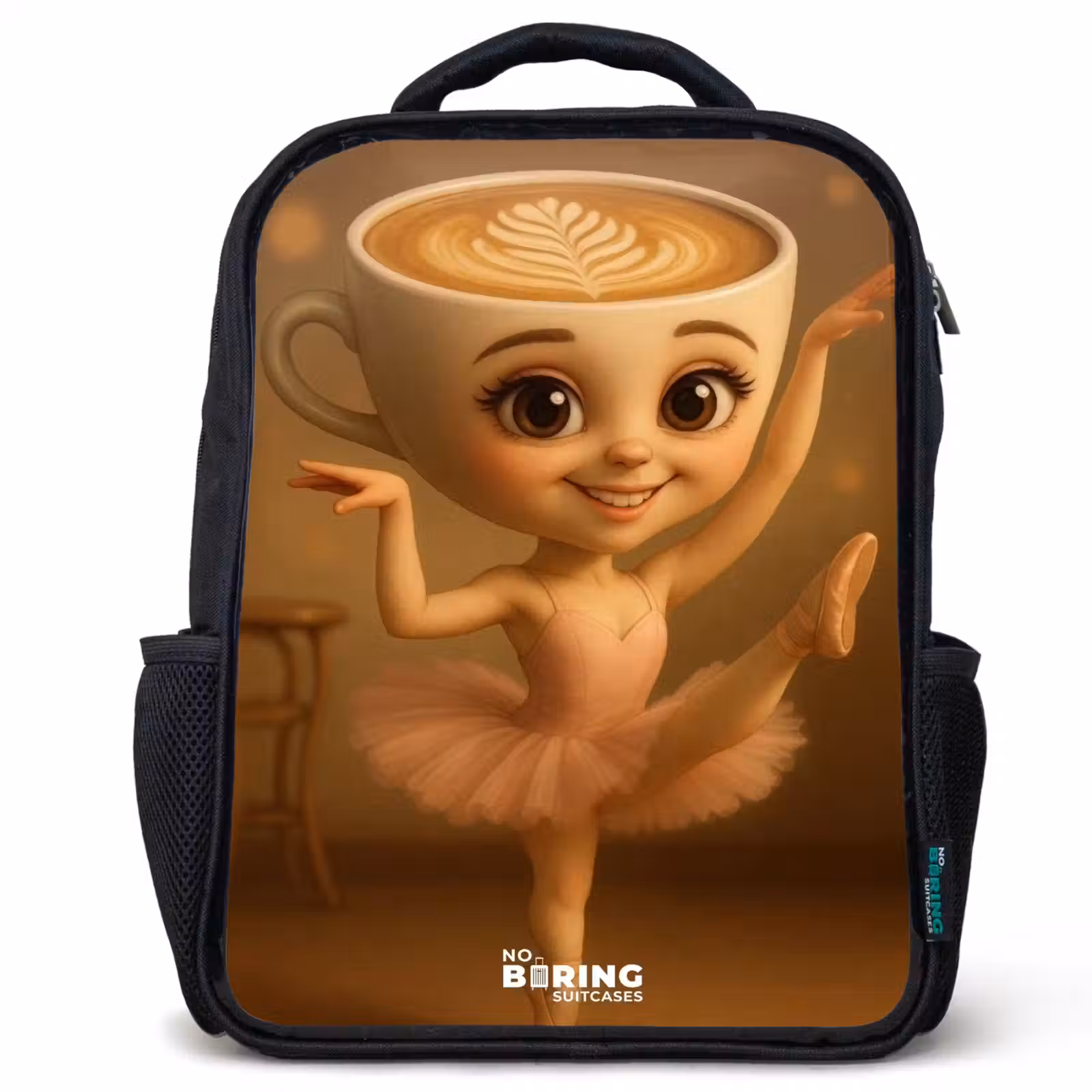 Kids backpack - Black - Ballerina Cappuccina — 1
