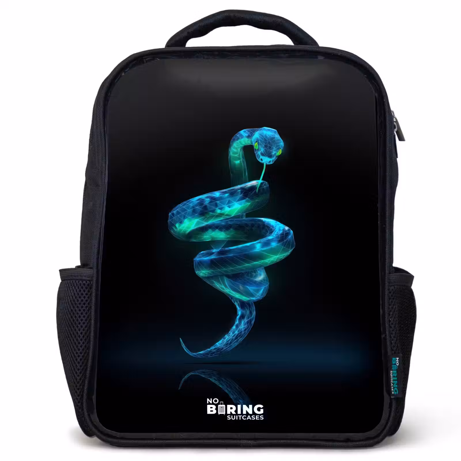 Kids backpack - Black - Digital hose in spiral form — 1