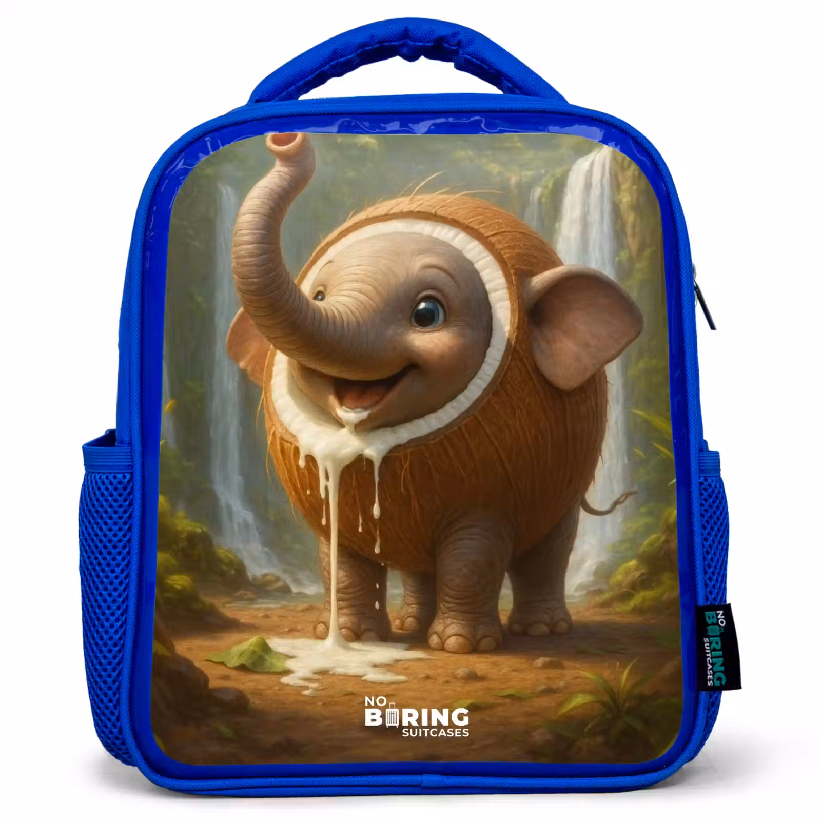 Kids backpack - Blue - Coconote Elephante — 1