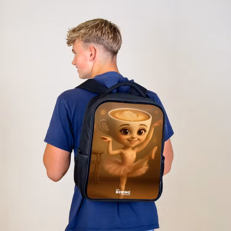 Kids backpack - Black - Ballerina Cappuccina — 5