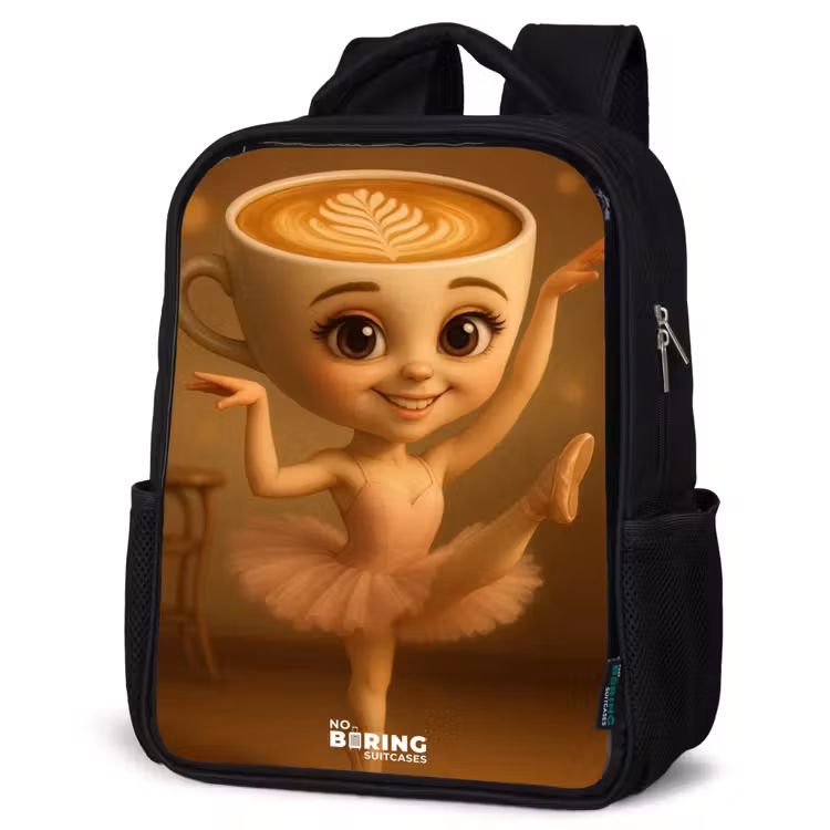 Kids backpack - Black - Ballerina Cappuccina — 6