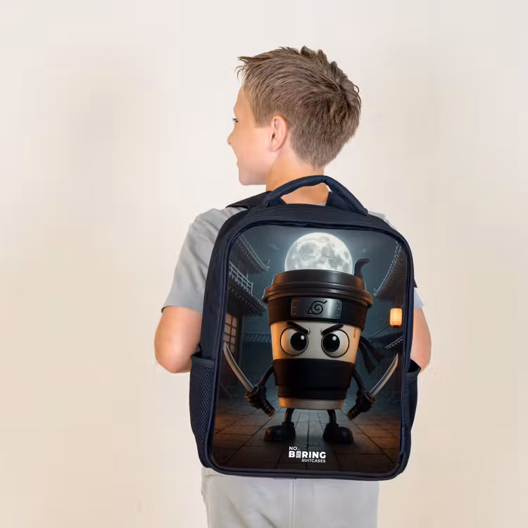 Kids backpack - Black - Capuchino Assassino — 2