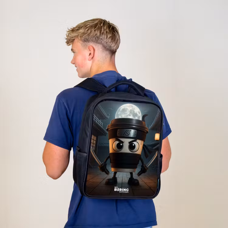Kids backpack - Black - Capuchino Assassino — 5