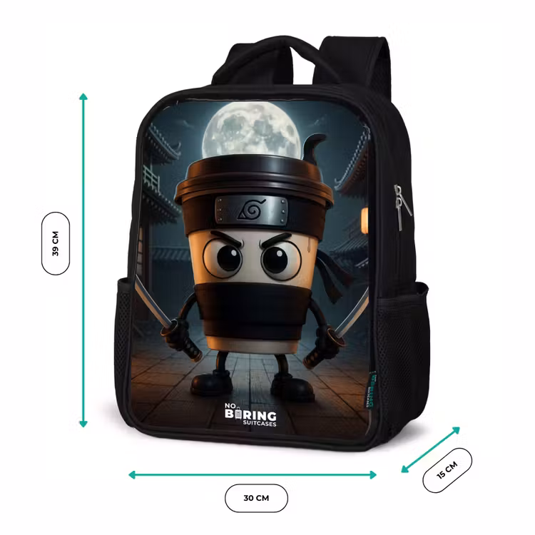 Kids backpack - Black - Capuchino Assassino — 8