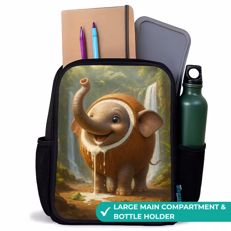 Kids backpack - Black - Coconote Elephante — 10