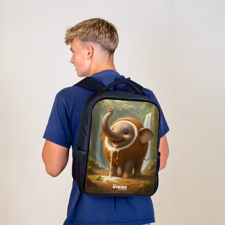Kids backpack - Black - Coconote Elephante — 5