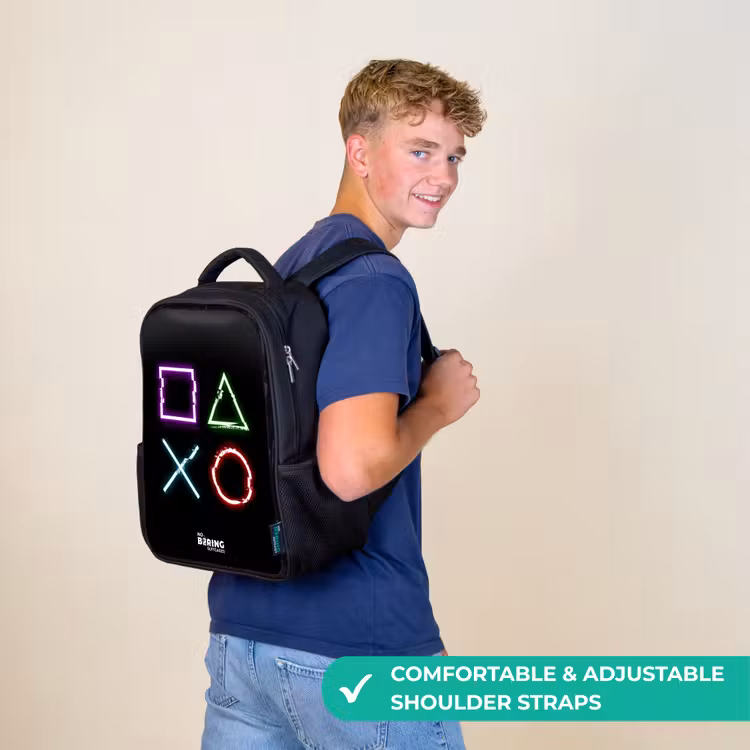 Kids backpack - Black - Game console buttons — 11