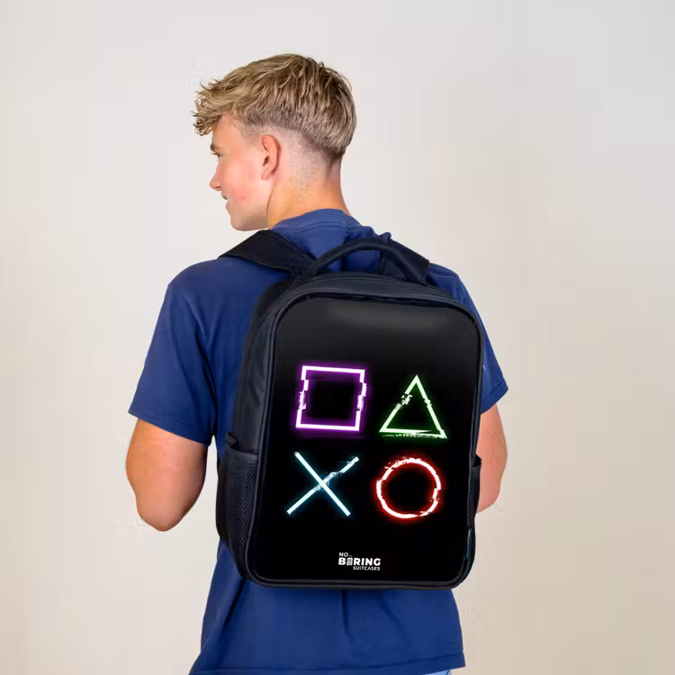 Kids backpack - Black - Game console buttons — 5