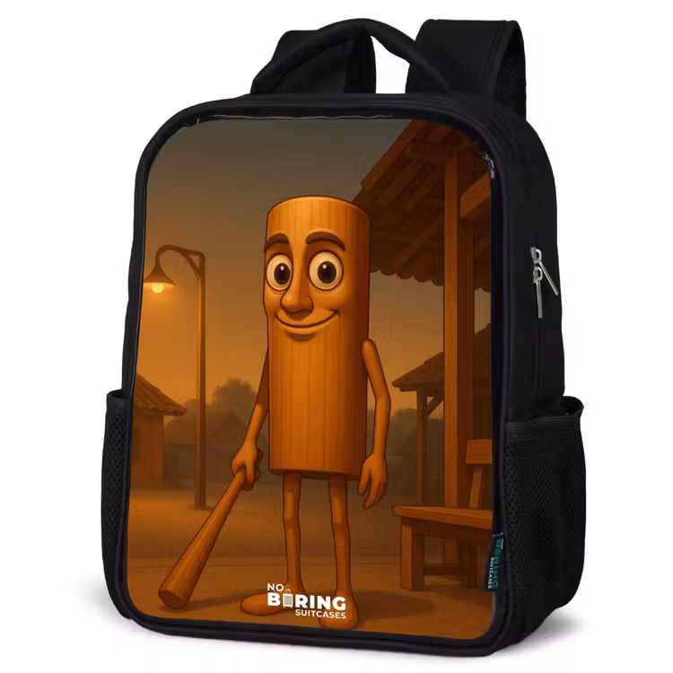 Kids backpack - Black - Tung Tung Tung Sahur — 6