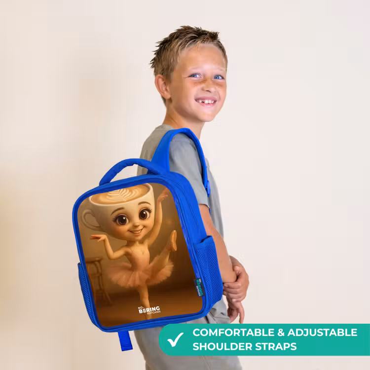 Kids backpack - Blue - Ballerina Cappuccina — 4