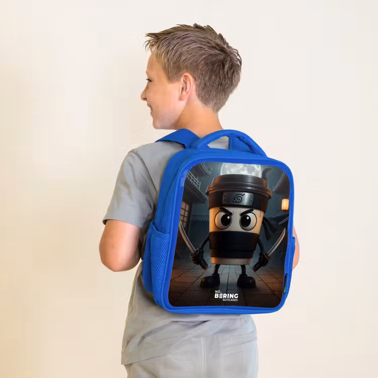 Kids backpack - Blue - Capuchino Assassino — 2
