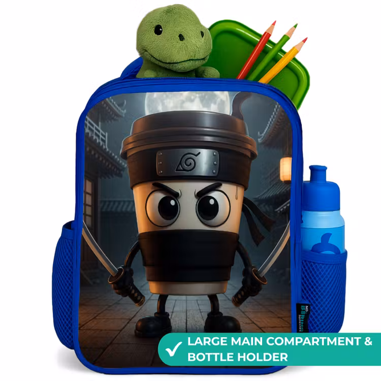 Kids backpack - Blue - Capuchino Assassino — 5